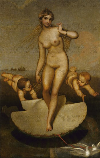 Venus Guiding Eneas and the Trojans to the Latin Shore, 1862.