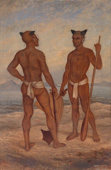 Marquesan Men, ca. 1893.