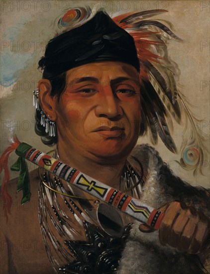 Mah-kée-mee-teuv, Grizzly Bear, Chief of the Tribe, 1831.
