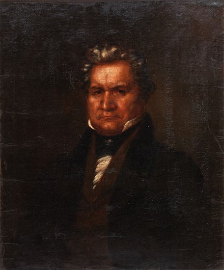 Major Ridge, Portrait of Cherokee Indian, .