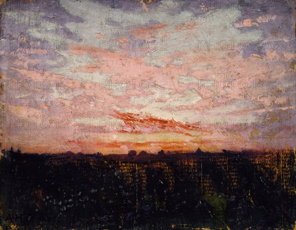 Sunrise or Sunset, study for book, Concealing Coloration in the Animal Kingdom, ca. 1905-1909.