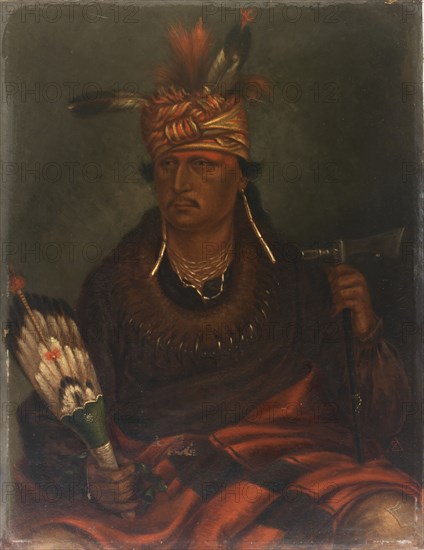 Chetan-woa-kutoa-mang (The Hawk Who Hunts Walking), ca. 1887.