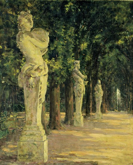 Allee de l'Ete, Versailles, 1913.