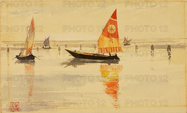 Sailboats (Venice), 1898.