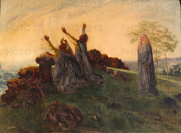 The Passing of St. Brighid, late 19th-early 20th century.