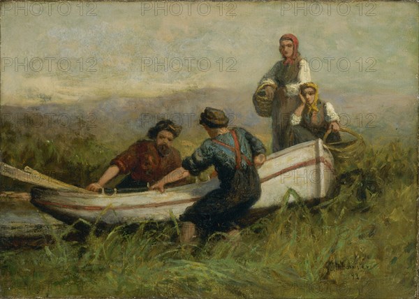People Near Boat, 1893.