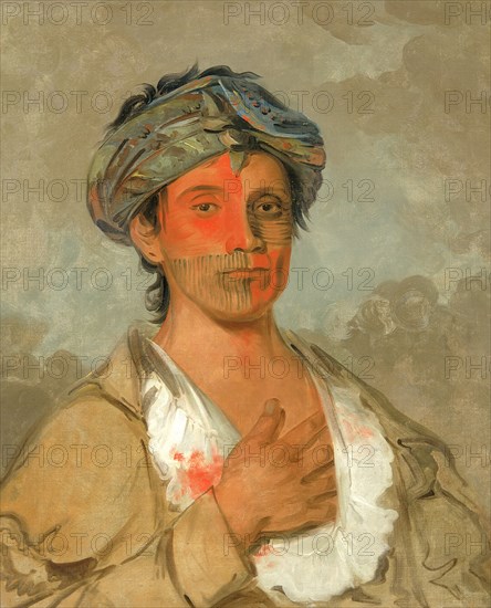 Pah-te-cóo-saw, Straight Man, Semicivilized, 1830.