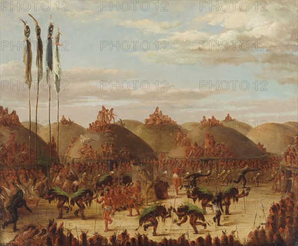 Bull Dance, Mandan O-kee-pa Ceremony, 1832.