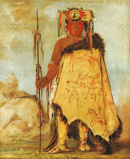 La-wée-re-coo-re-shaw-wee, War Chief, a Republican Pawnee, 1832.