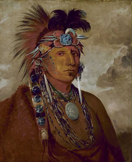 Shó-me-kós-see, The Wolf, a Chief, 1832.