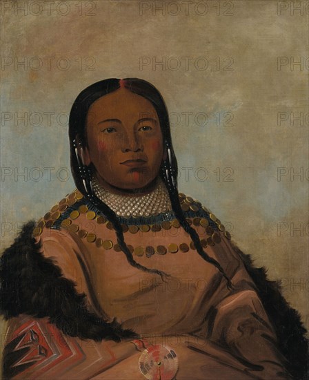 Wi-lóoh-tah-eeh-tcháh-ta-máh-nee, Red Thing That Touches in Marching, Daughter of Black Rock, 1832.