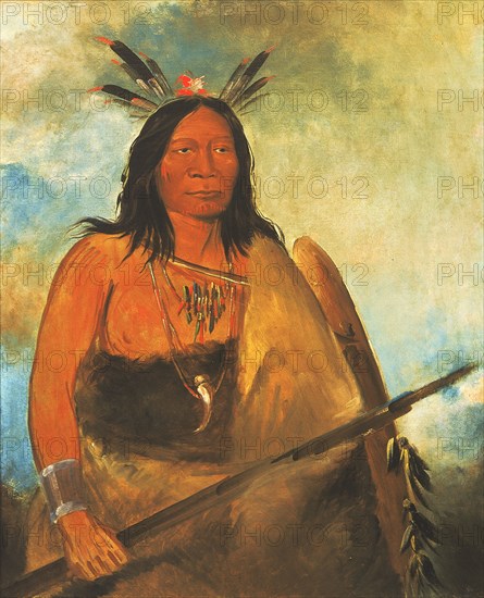 Kots-o-kó-ro-kó, Hair of the Bull's Neck, a Chief, 1834.