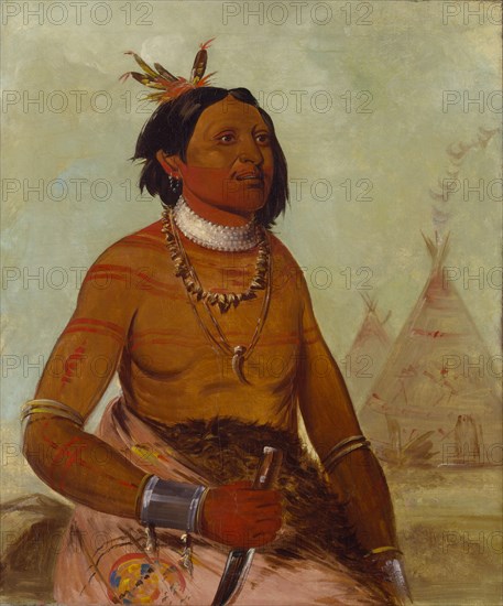 Quáy-hám-kay, Stone Shell, a Brave, 1834.