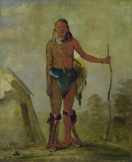 Aih-no-wa, The Fire, a Fox Medicine Man, 1835.