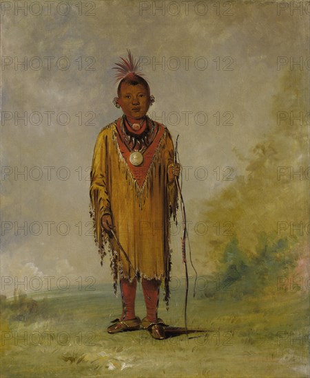 Me-sóu-wahk, Deer's Hair, Favorite Son of Kee-o-kúk, 1835.