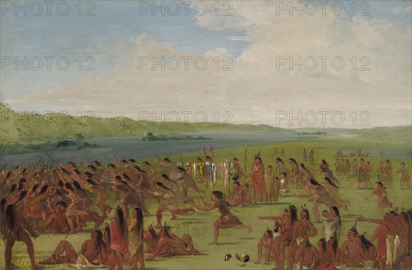 Ball-play of the Women, Prairie du Chien, 1835-1836.