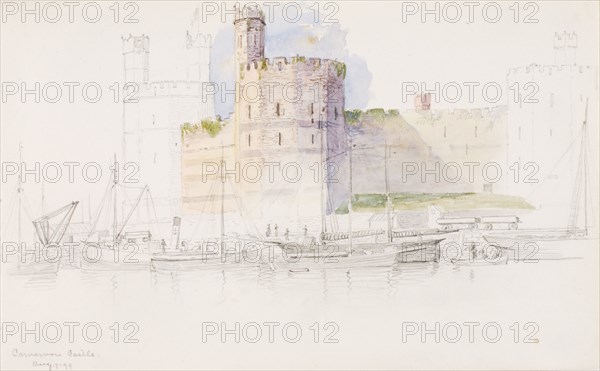 Caernarvon Castle, 1899.