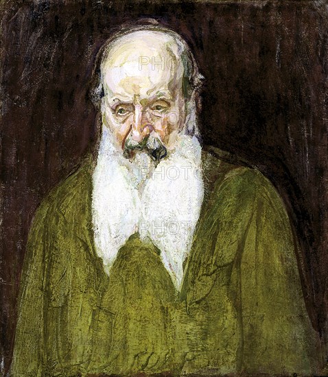 Head of a Jew in Palestine, 1899, reworked ca. 1918-1920.