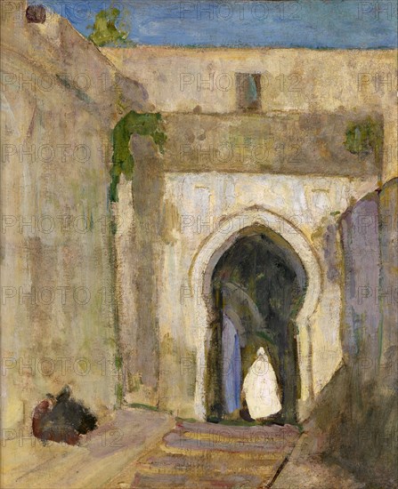 Gateway, Tangier, ca. 1910.