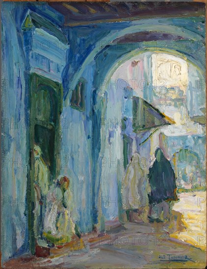 Street in Tangier, ca. 1910.