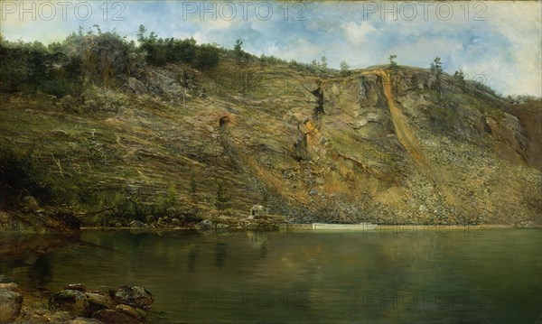 The Iron Mine, Port Henry, New York, ca. 1862.