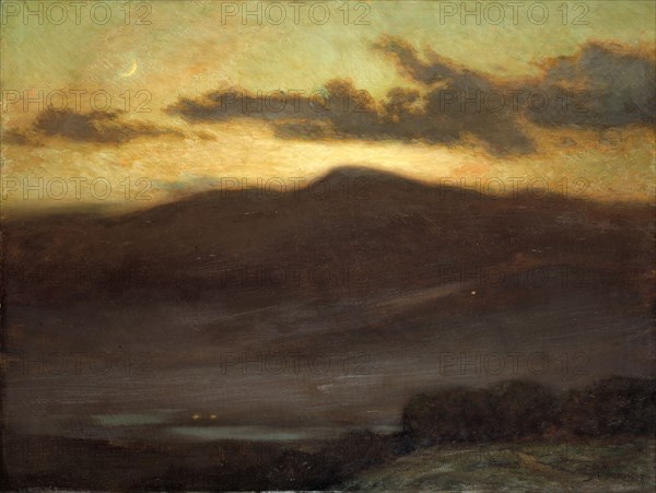 Sunset, Mount McIntyre, 1907.