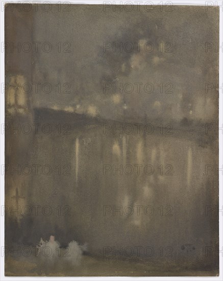Nocturne: Grey and Gold?Canal, Holland, 1882.