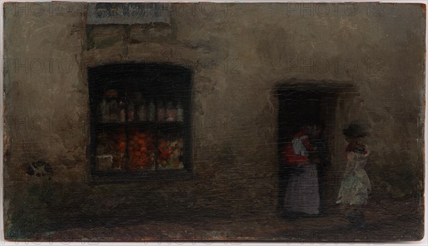 An Orange Note: Sweet Shop, 1883 or 1884.