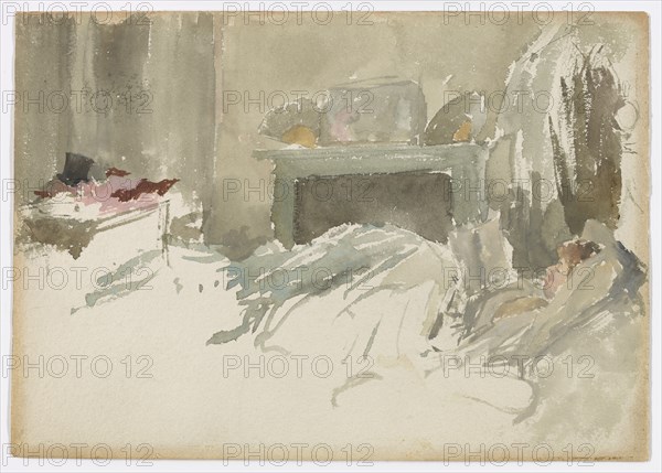 Resting in Bed, 1883-1884.