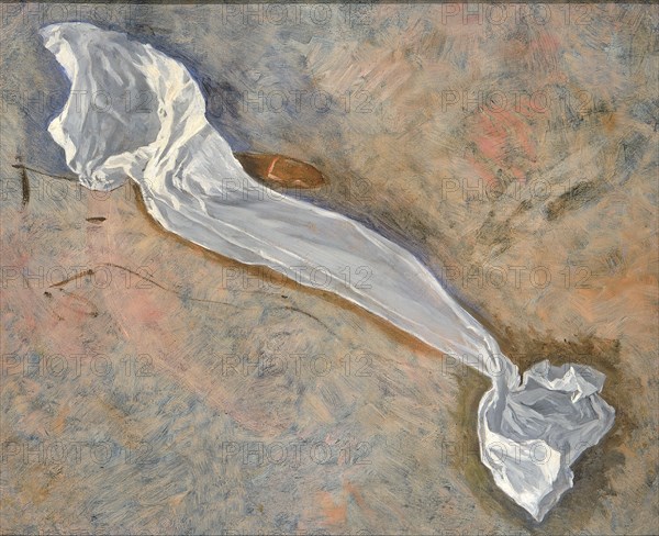 Study for Drapery of "Pursuit of the Ideal", 1891.