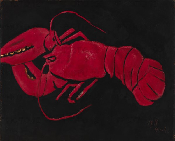 (Lobster on Black Background), 1940-1941.