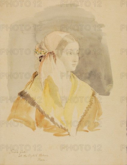 Greek Girl at the English Palace, Pera, n.d.