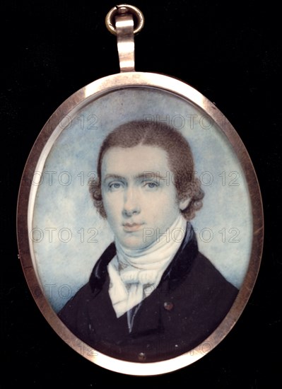Portrait of a Gentleman with Initials G. D., ca. 1805.