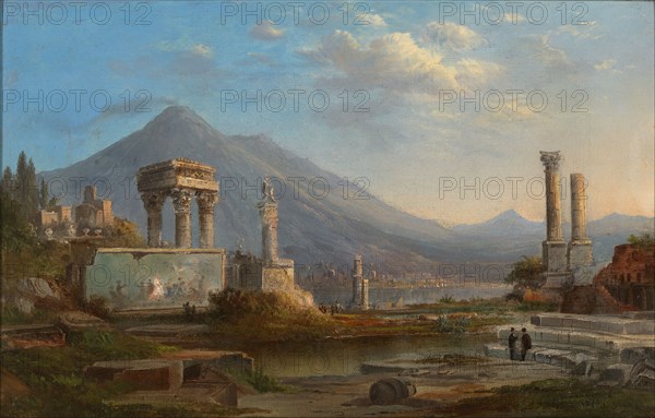 Vesuvius and Pompeii, 1870. Creator: Robert Seldon Duncanson.