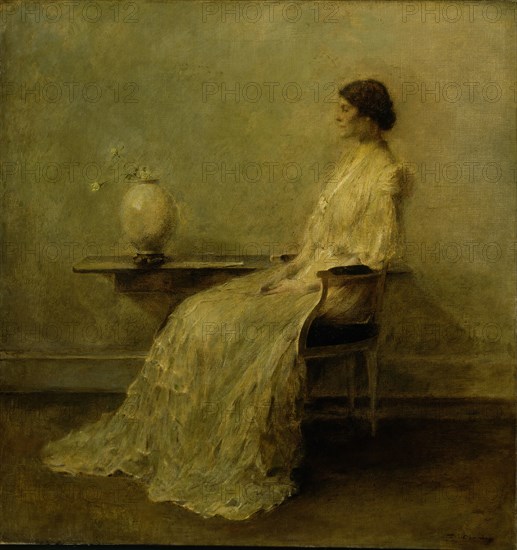 Lady in White (No. 2), ca. 1910.