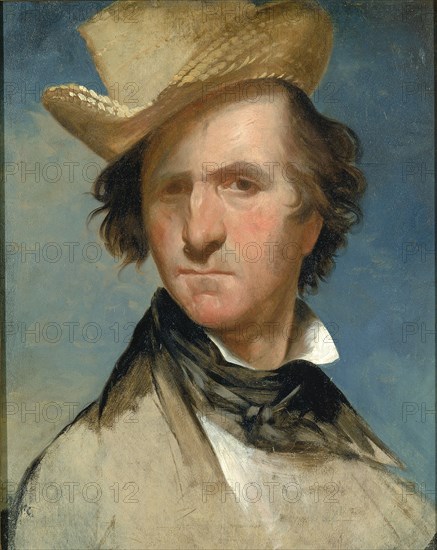 (Portrait Sketch of an Actor), ca. 1830.