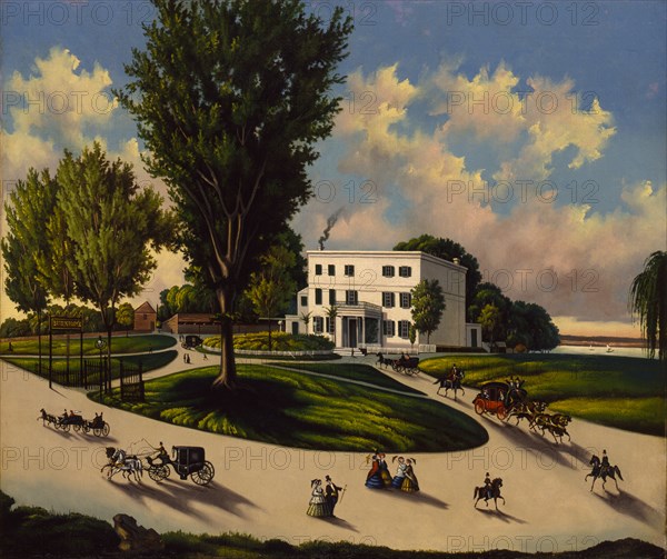 Burnham's Hotel, ca. 1845.