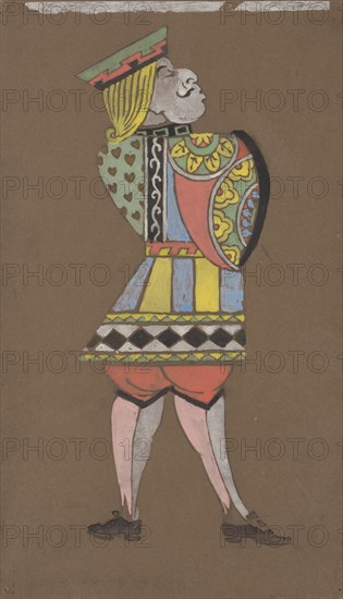 Knave of Hearts (costume design for Alice-in-Wonderland).