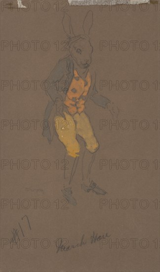 March Hare (costume Design from Alice-in-Wonderland, 1915).