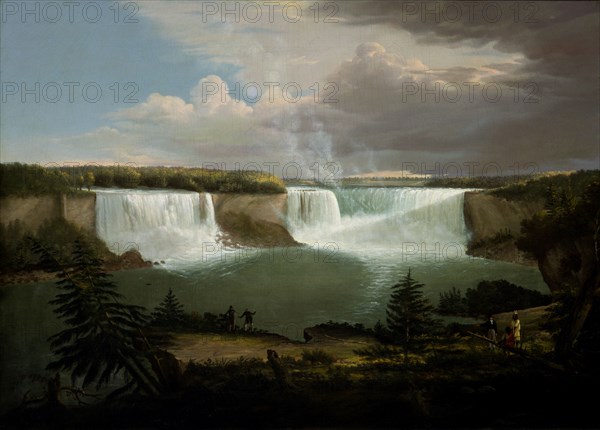 A General View of the Falls of Niagara, 1820.