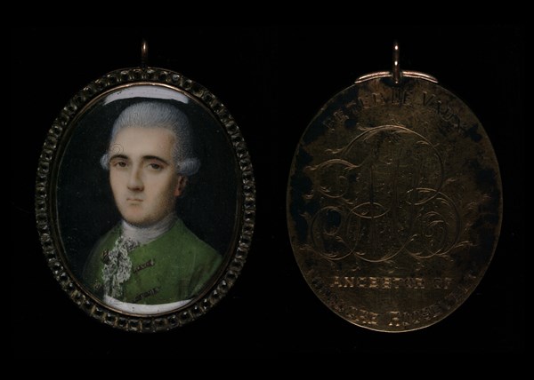 Peter De Vaux, late 18th century. Attributed to Henry Benbridge.