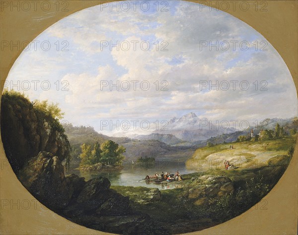 A Swiss Lake, 1849.