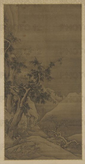 Birds in Wintry Trees, 16th-17th century. Formerly attributed to Li Di.