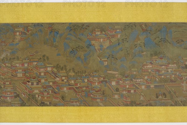 Imperial palaces, 17th century. Formerly attributed to Zhao Boju.