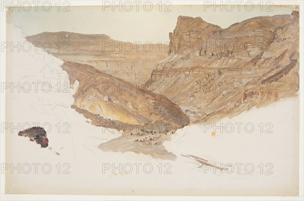 Mountain Stream, Yemen Valley, Palestine, 1868.