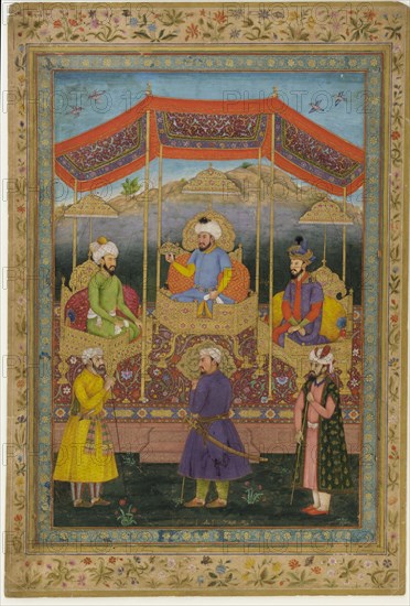 Ancestral group of Mughal rulers, 18th century.