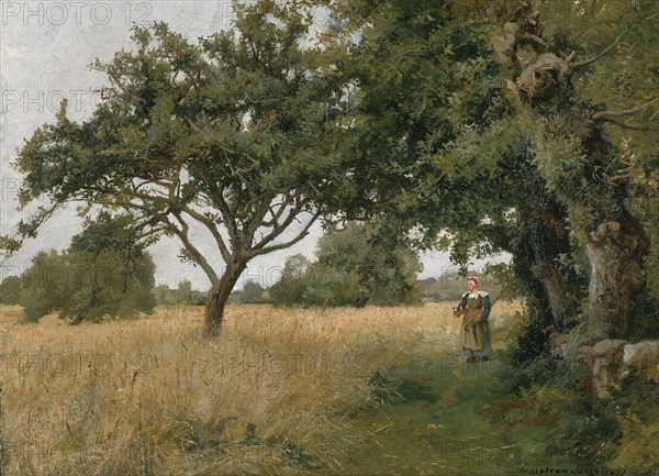 Brittany Landscape, 1877.