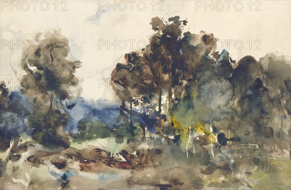 Landscape Sketch, ca. 1880.