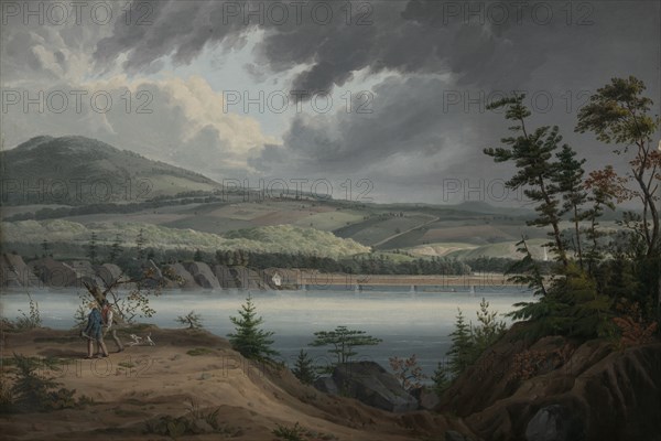 View of Cohoes, ca. 1820.