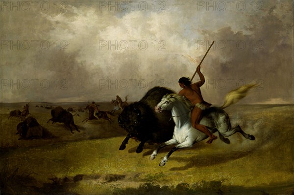 Buffalo Hunt on the Southwestern Prairies, 1845.